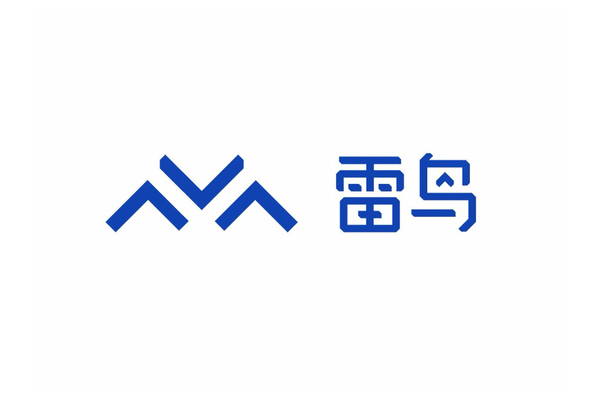 雷鸟科技logo设计-几何线条标志设计