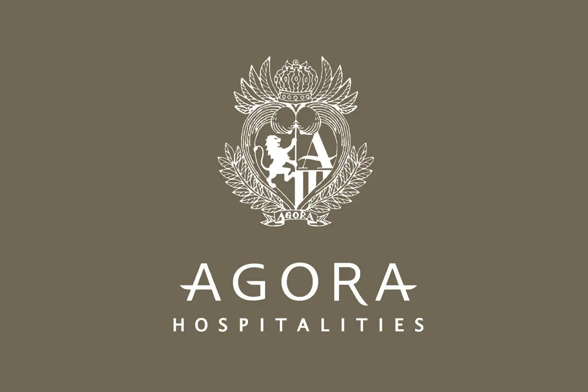 AGORA Hospitality酒店品牌反白LOGO