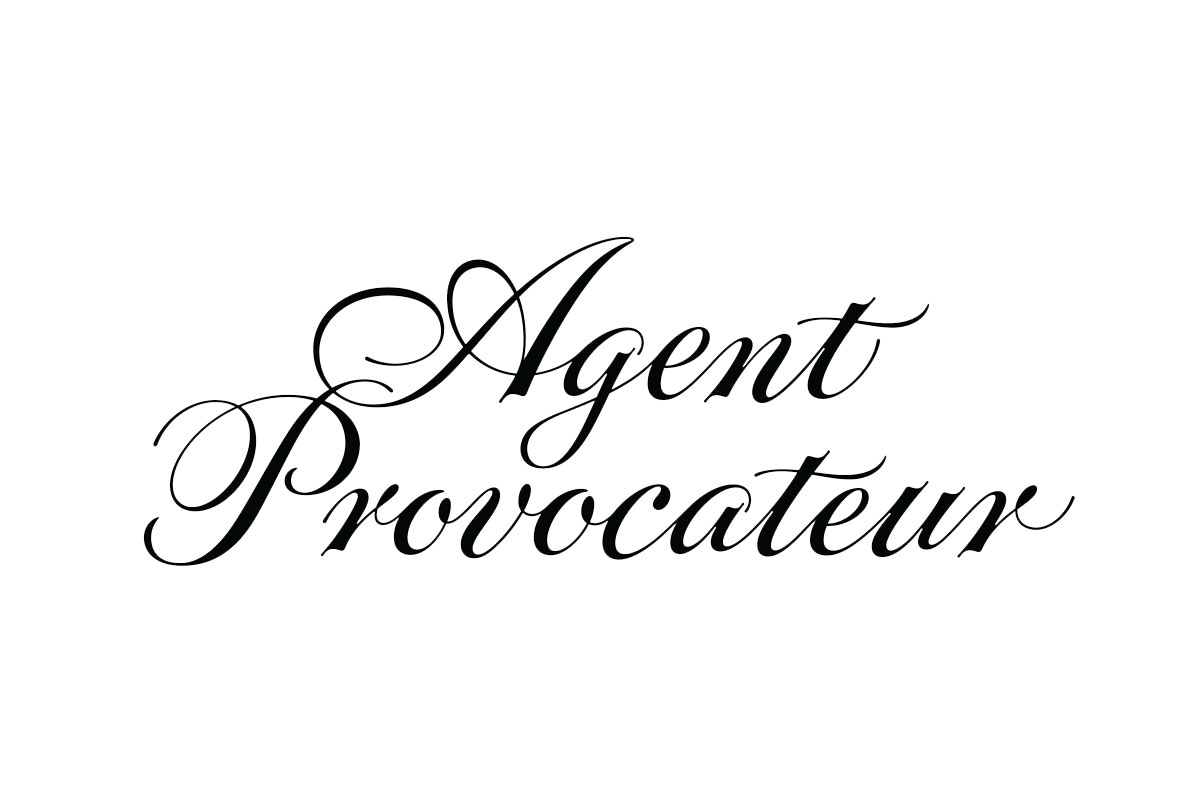 Agent Provocateur大内密探品牌LOGO设计案例-内衣行业标志设计方案