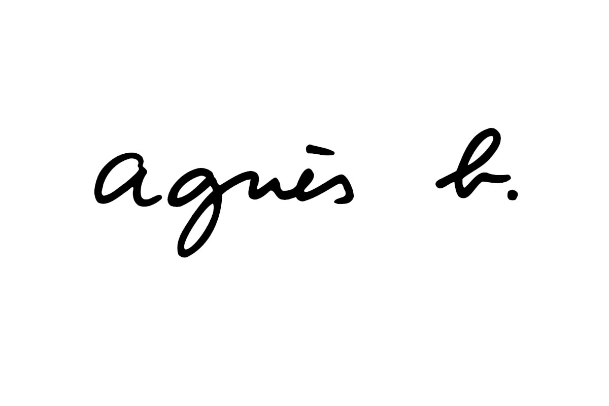 Agnes b.艾格尼丝-碧品牌LOGO设计案例-服装行业标志设计方案