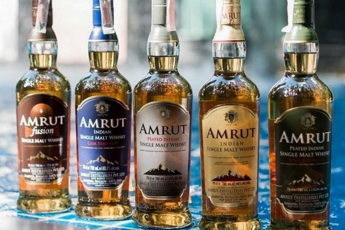 Amrut标志设计含义及威士忌品牌设计理念
