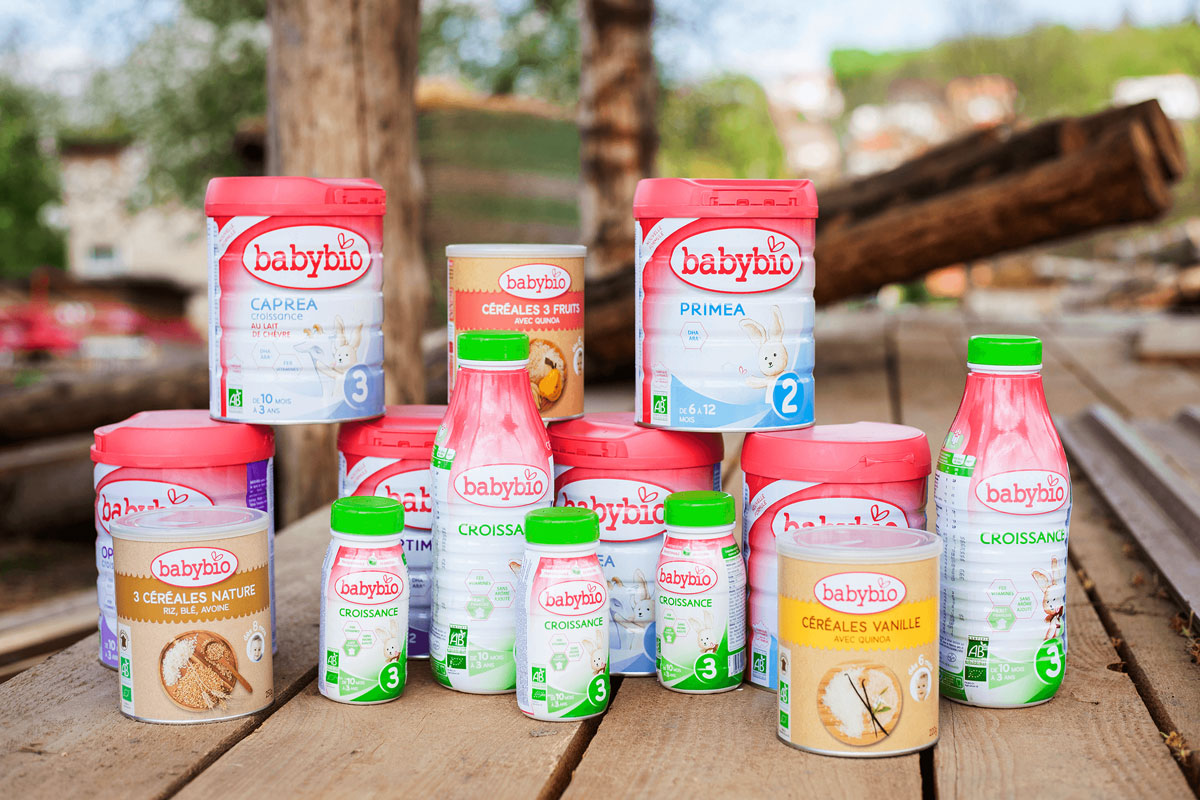 Babybio伴宝乐标志设计含义及牛奶品牌设计理念