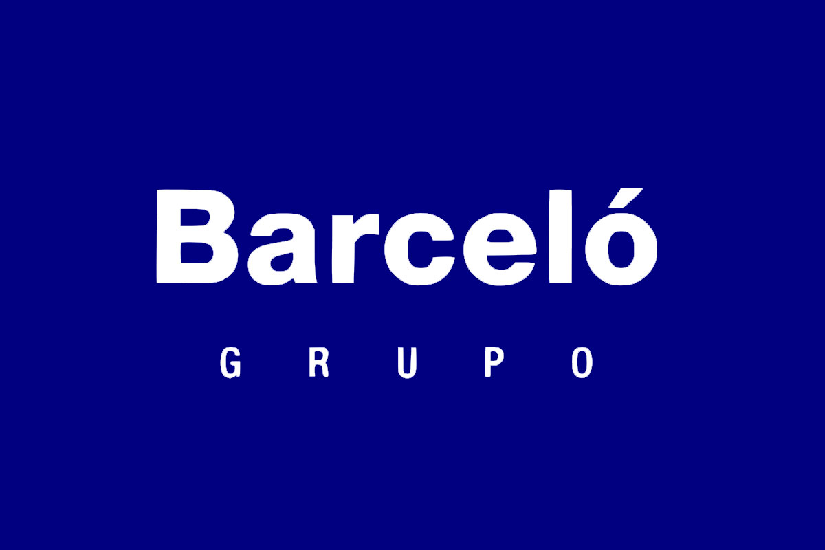 Barcelo巴塞罗酒店品牌反白LOGO
