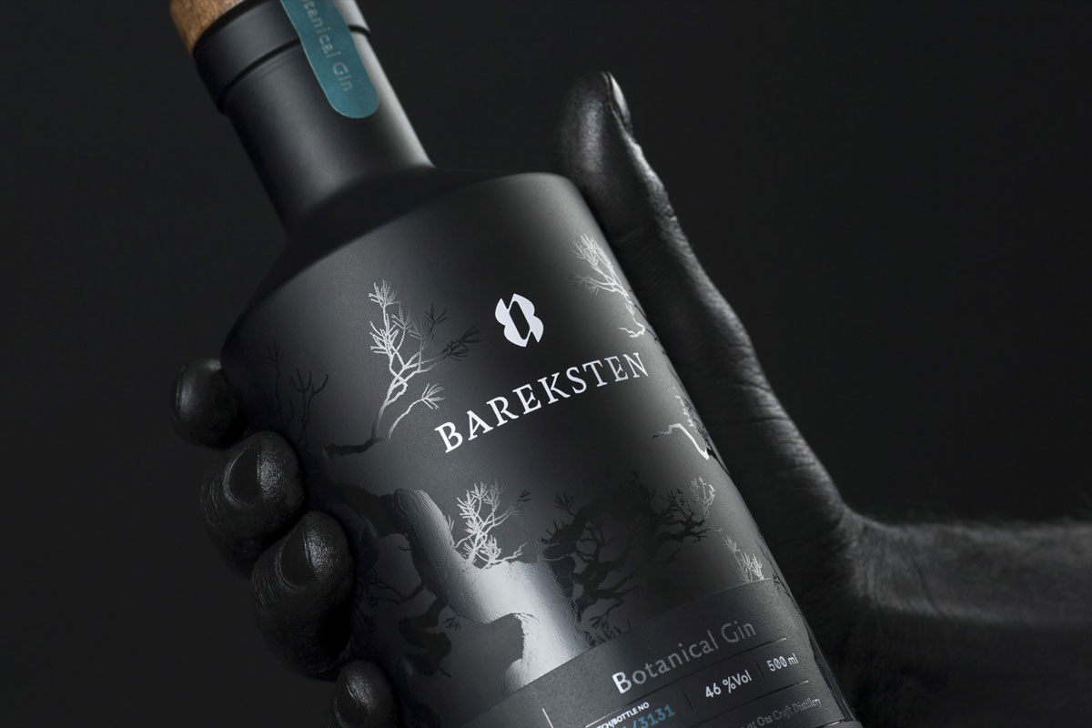 Bareksten标志设计含义及杜松子酒品牌设计理念