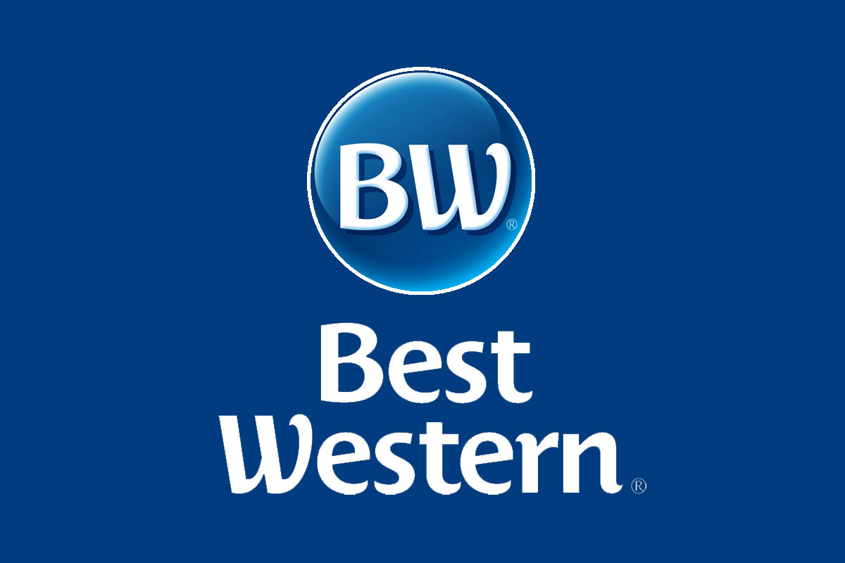 Best Western酒店品牌反白LOGO