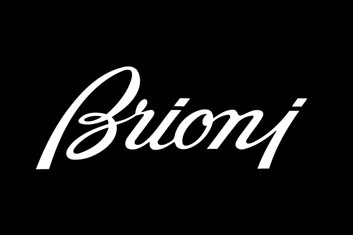 Brioni布里奥尼反白logo
