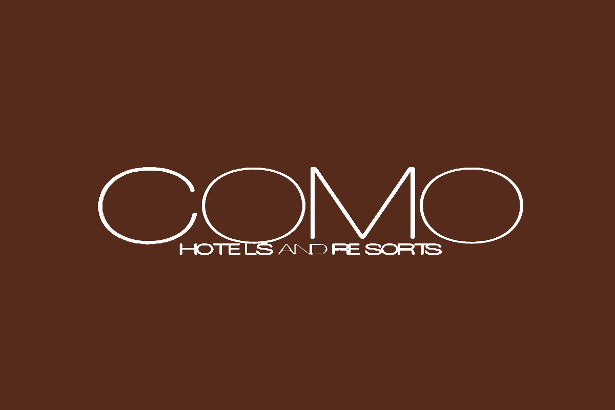 COMO香巴拉酒店品牌反白LOGO