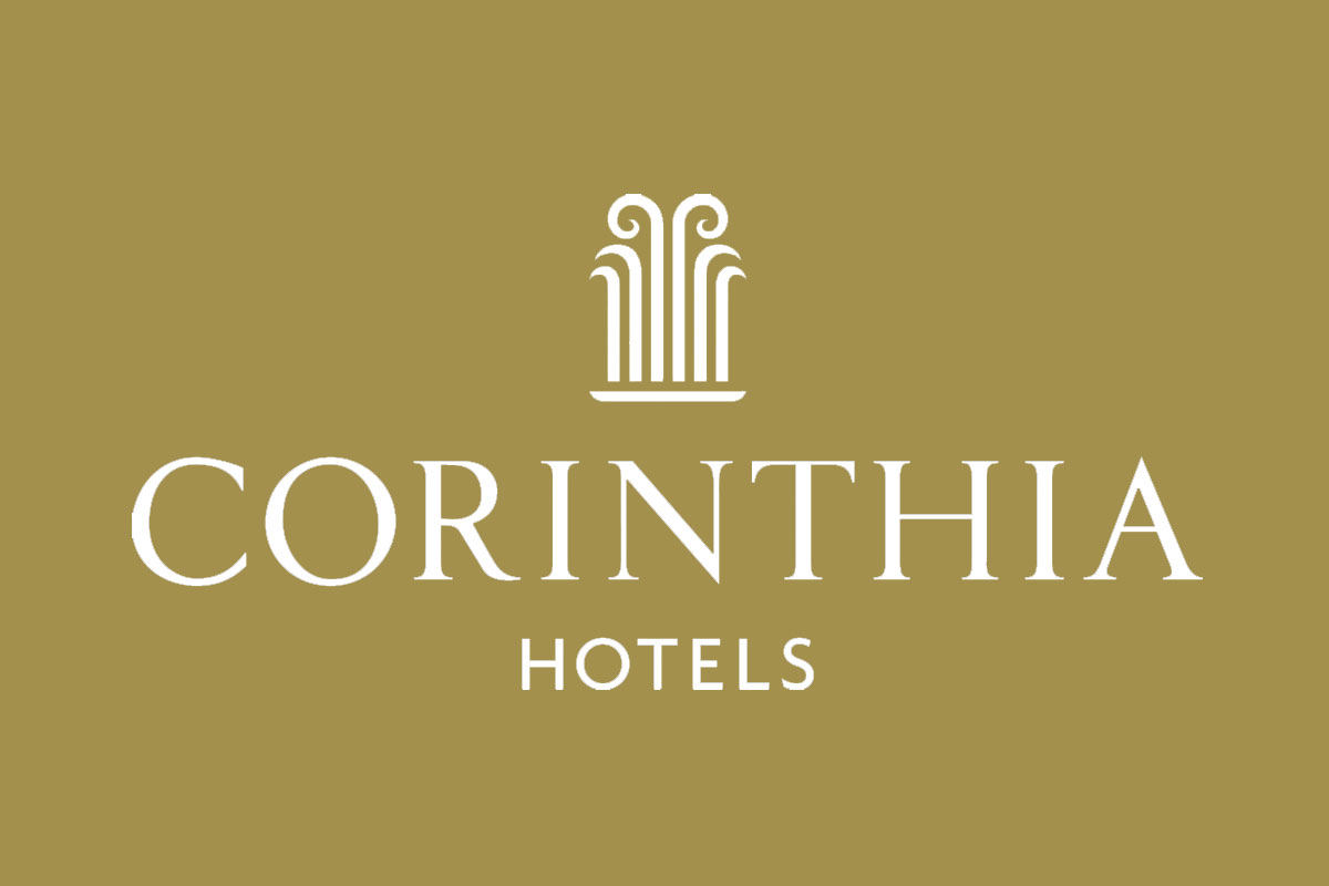 CORINTHIA科林西亞品牌反白LOGO