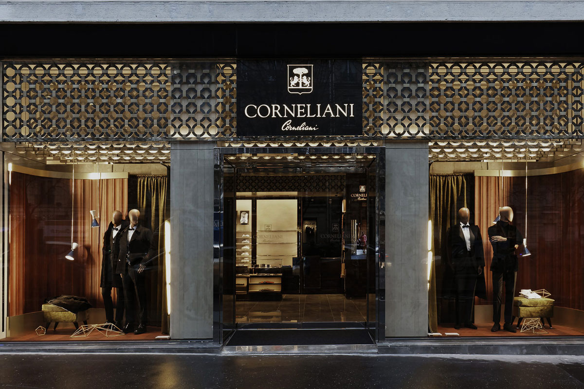 CORNELIANI标志设计含义及服装品牌设计理念