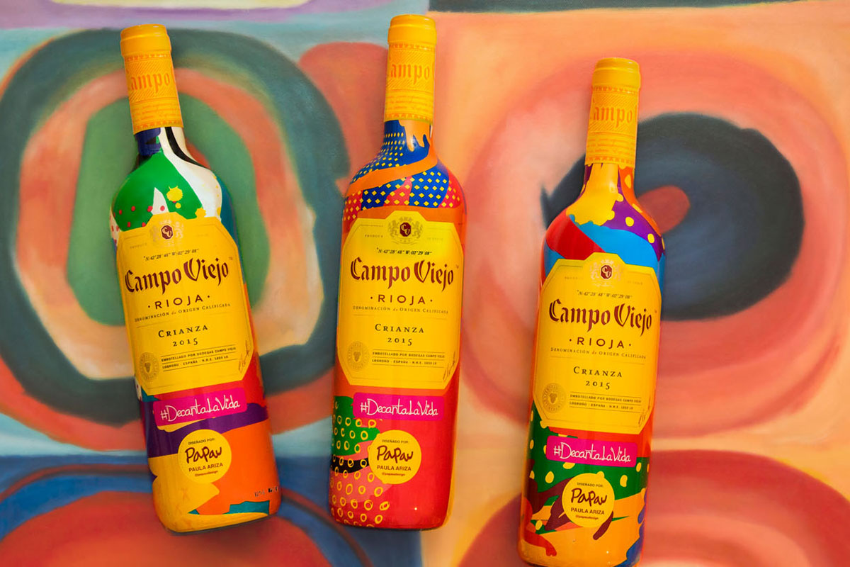 Campo Viejo卡姆普logo设计含义及葡萄酒品牌设计理念
