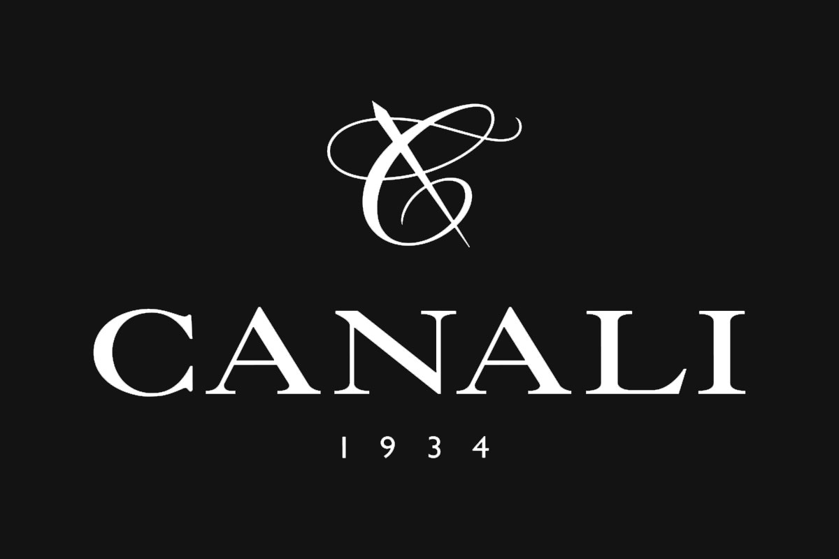 Canali康纳利品牌反白logo