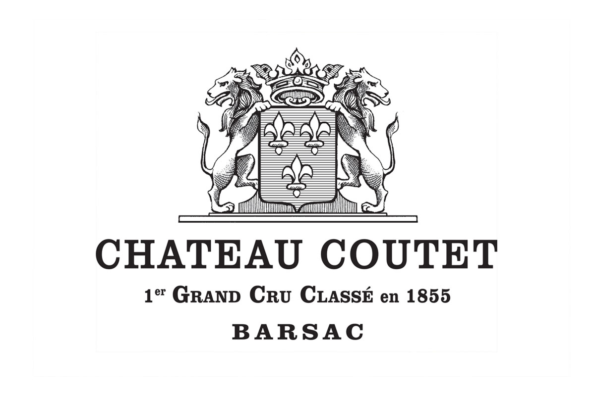 Château Coutet古岱品牌LOGO设计案例-葡萄酒行业标志设计方案