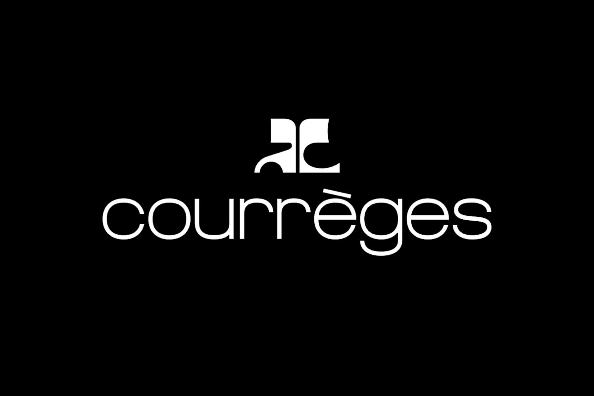 Courrèges品牌反白logo