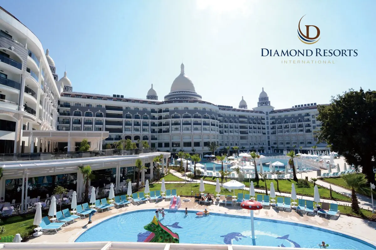 DIAMOND RESORTS钻石度假村酒店标志设计含义及酒店品牌设计理念