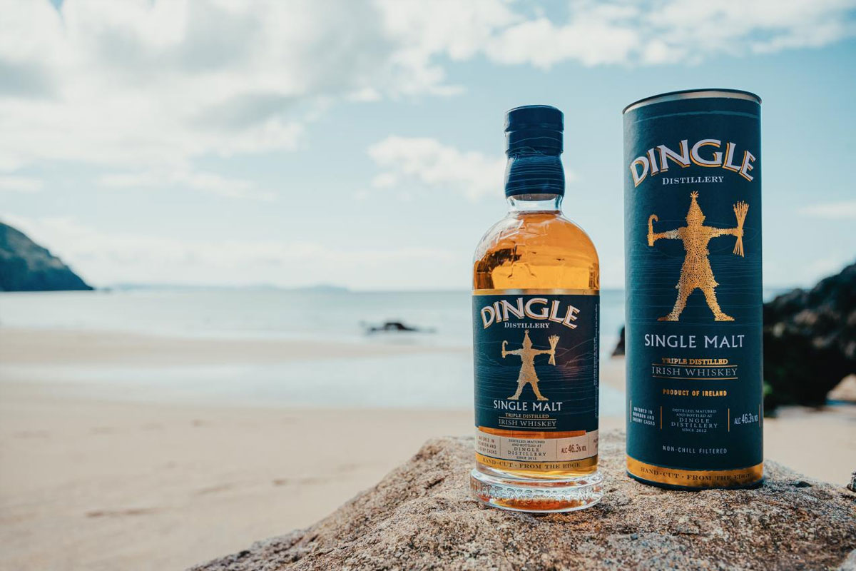 Dingle Gin标志设计含义及杜松子酒品牌设计理念