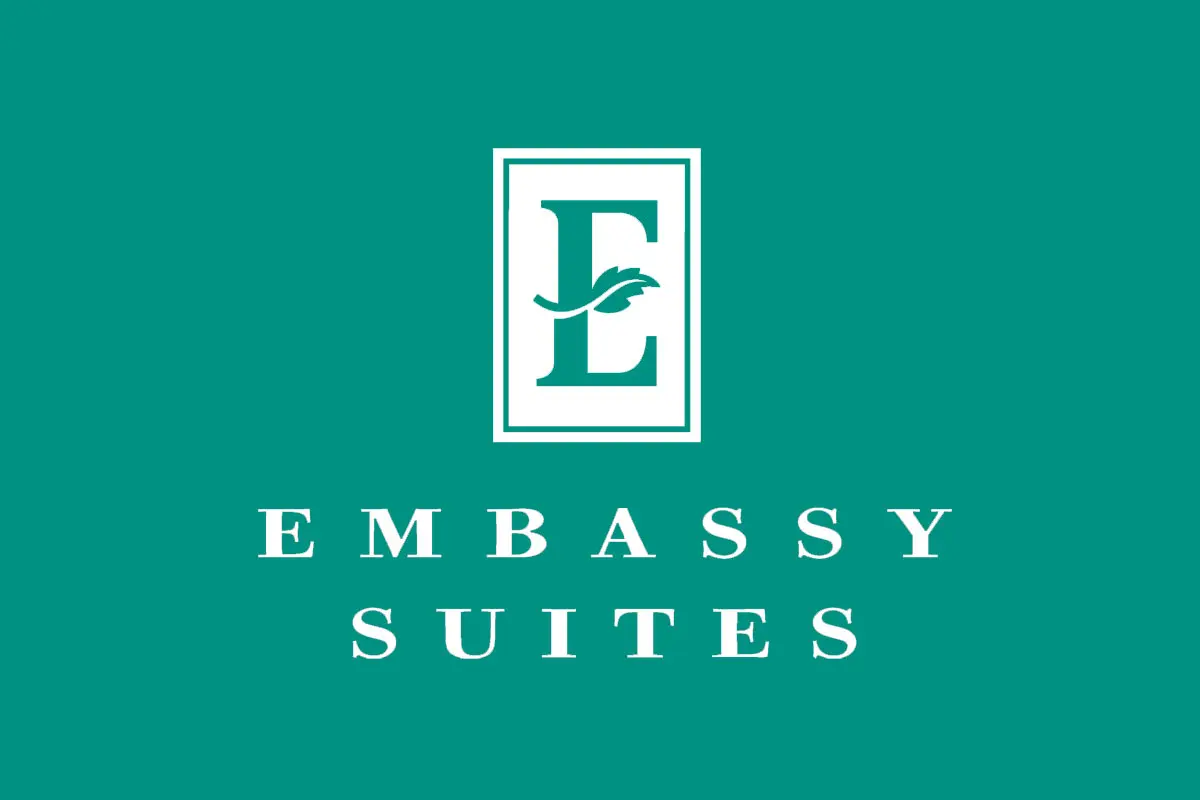 EMBASSY  SUITES尊盛酒店品牌反白LOGO