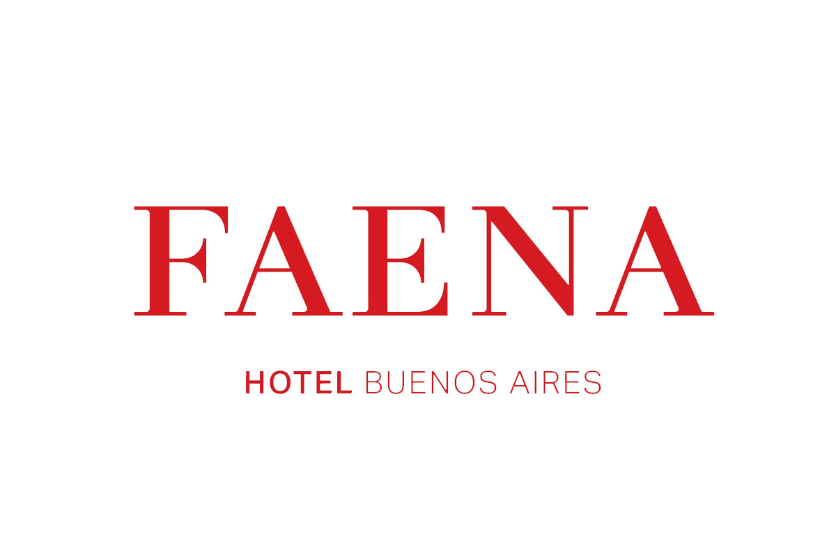 FAENA费埃纳酒店品牌LOGO设计案例-酒店行业标志设计方案
