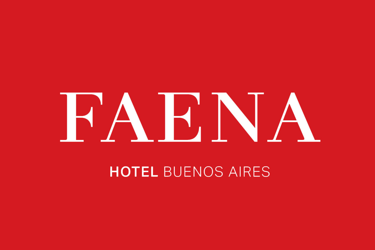 FAENA费埃纳酒店品牌反白LOGO