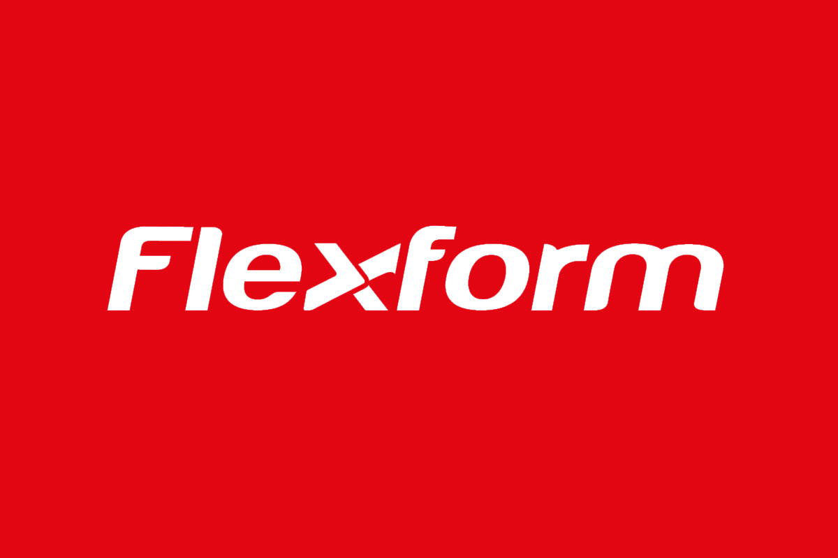Flexform反白logo