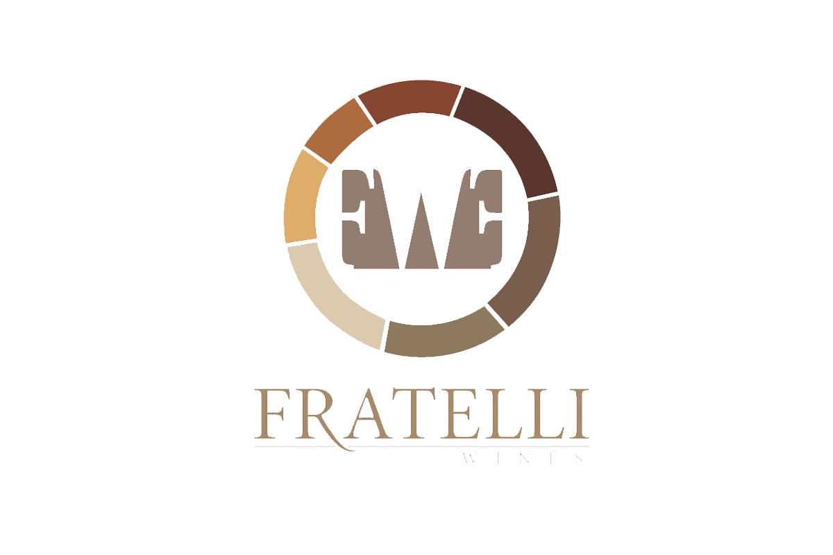Fratelli Wines兄弟酒庄品牌LOGO设计案例-葡萄酒行业标志设计方案