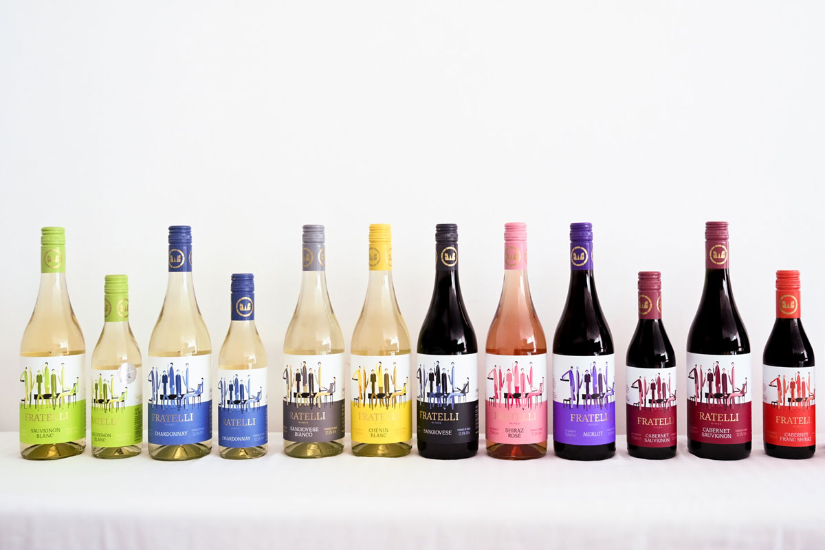Fratelli Wines兄弟酒庄包装标签