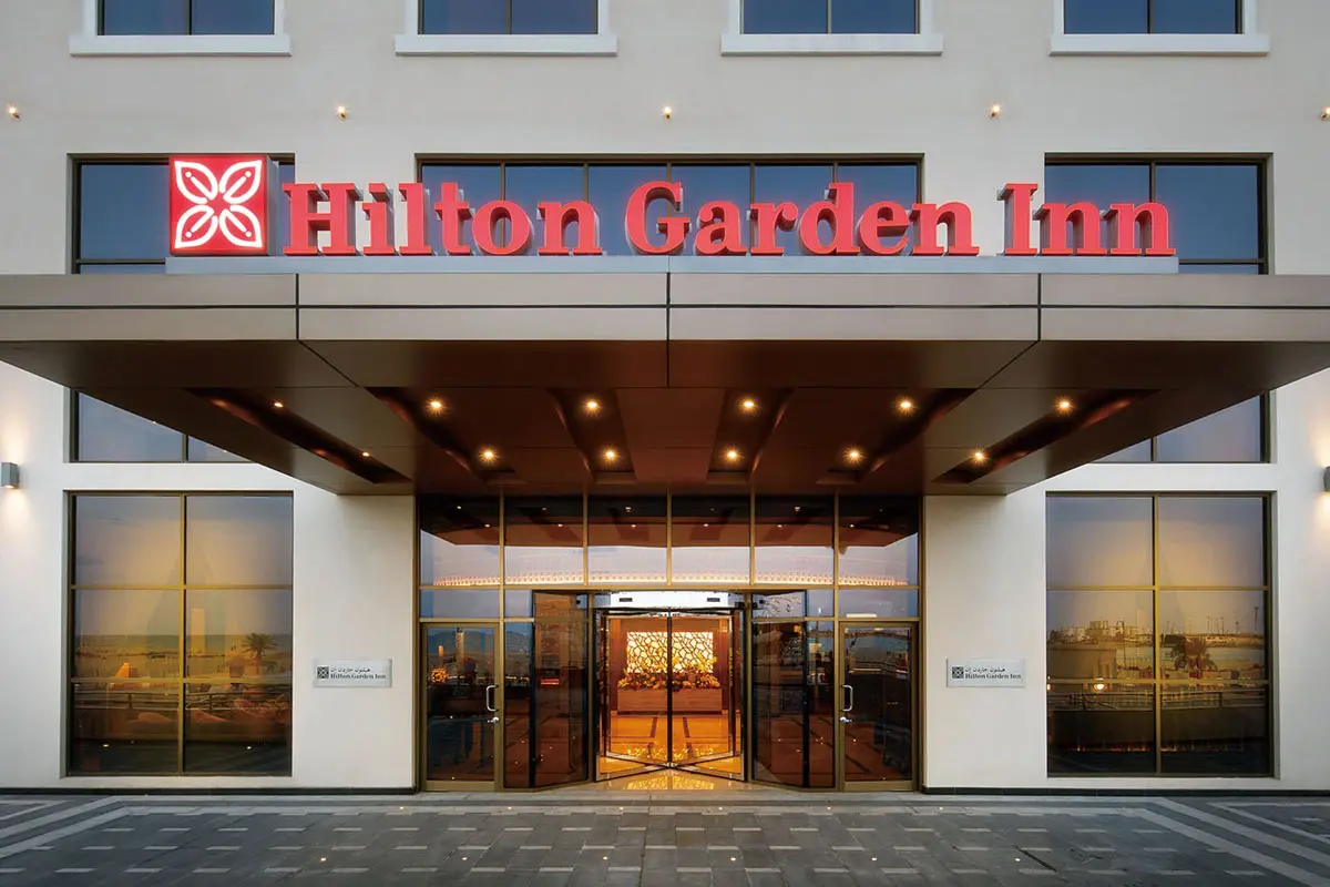 Garden Inn希尔顿花园酒店标志设计含义及酒店品牌设计理念