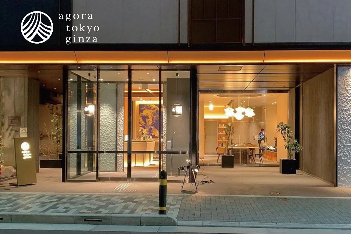 Agora Ginza酒店标志设计含义及酒店品牌设计理念