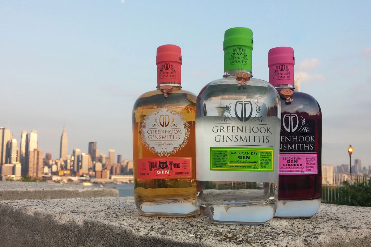 Greenhook Gin标志设计含义及杜松子酒品牌设计理念