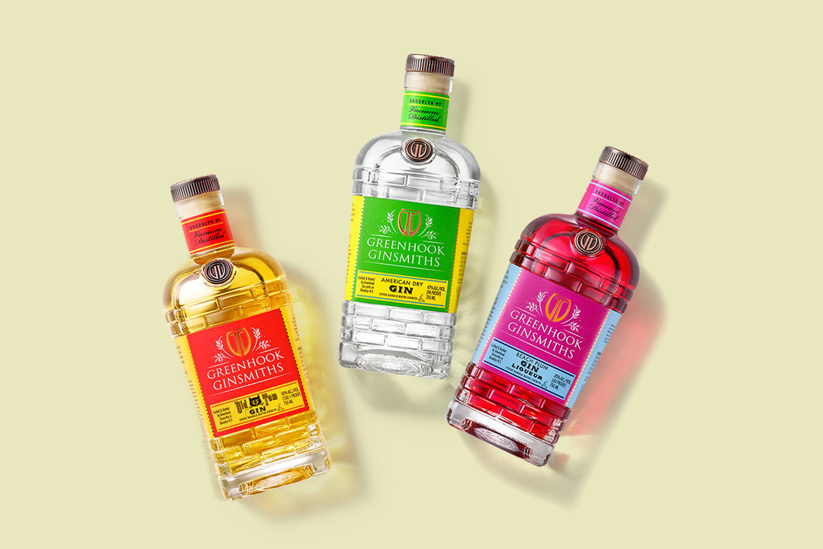 Greenhook Ginsmiths标志设计含义及金酒品牌设计理念