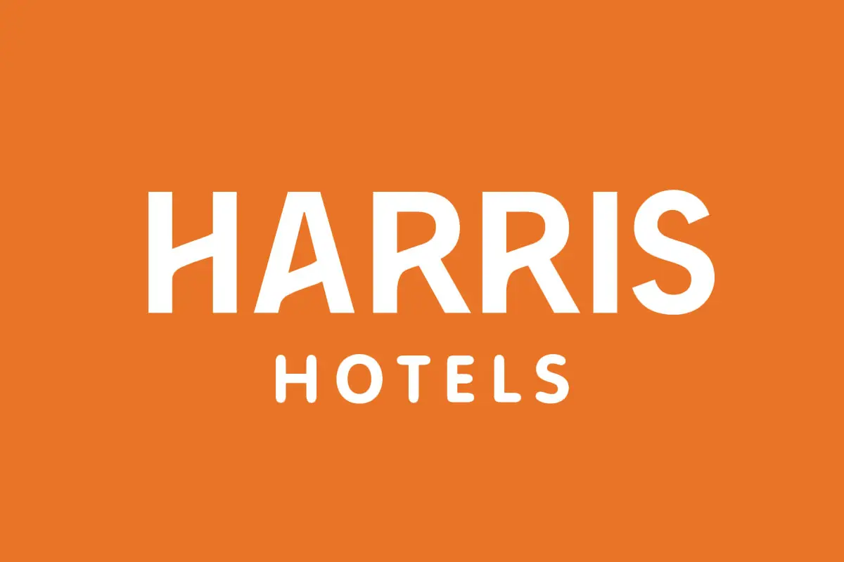 HARRIS酒店品牌反白LOGO
