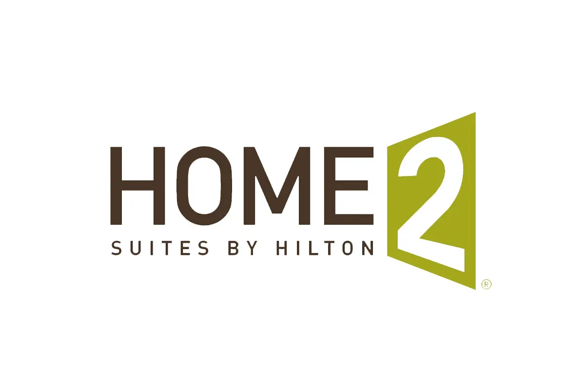 HOME2希尔顿惠庭酒店品牌LOGO设计案例-酒店行业标志设计方案