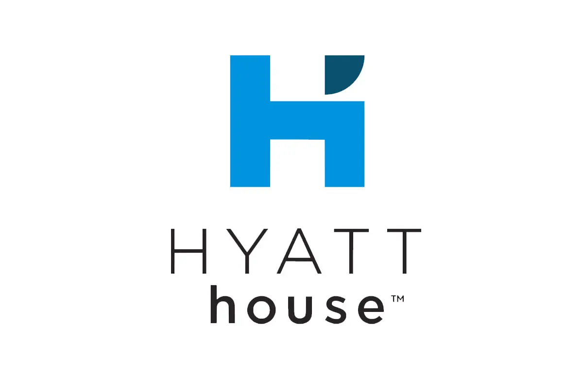 HYATT house酒店品牌LOGO设计案例-酒店行业标志设计方案