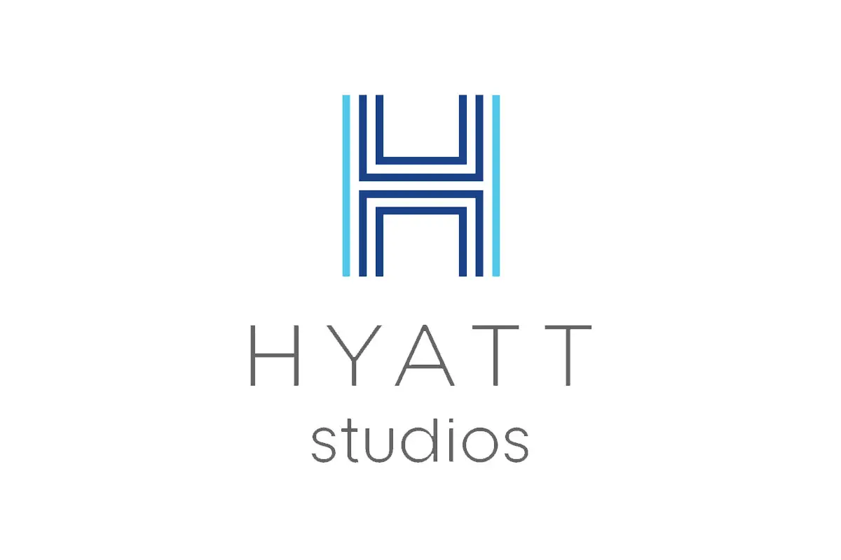 HYATT  studios酒店品牌LOGO设计案例-酒店行业标志设计方案