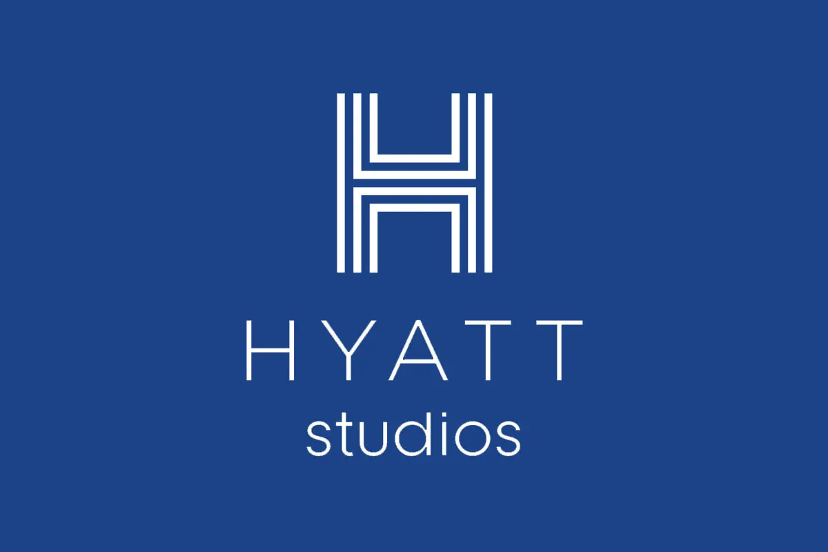 HYATT  studios酒店品牌反白LOGO