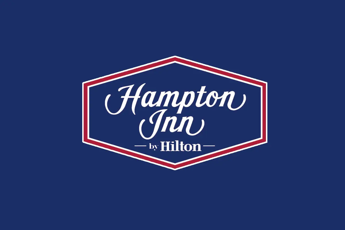  Hampton酒店品牌反白LOGO