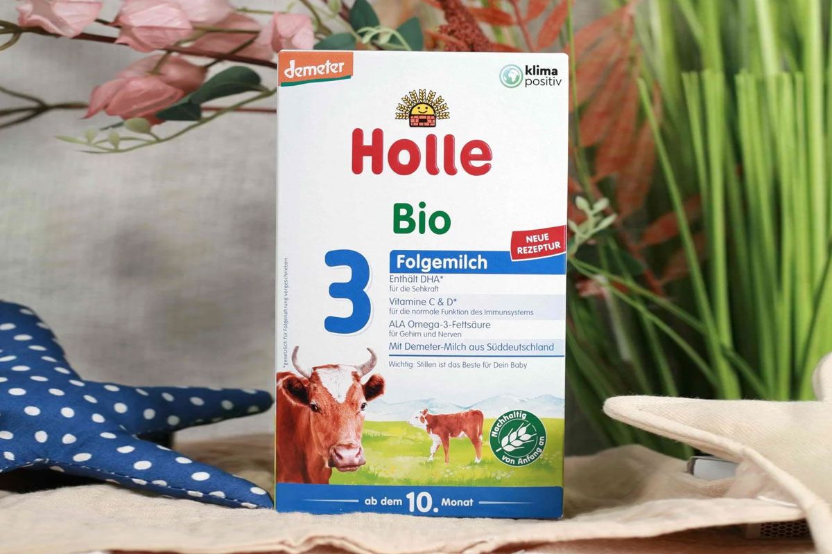 Holle泓乐品牌LOGO设计案例-牛奶行业标志设计方案