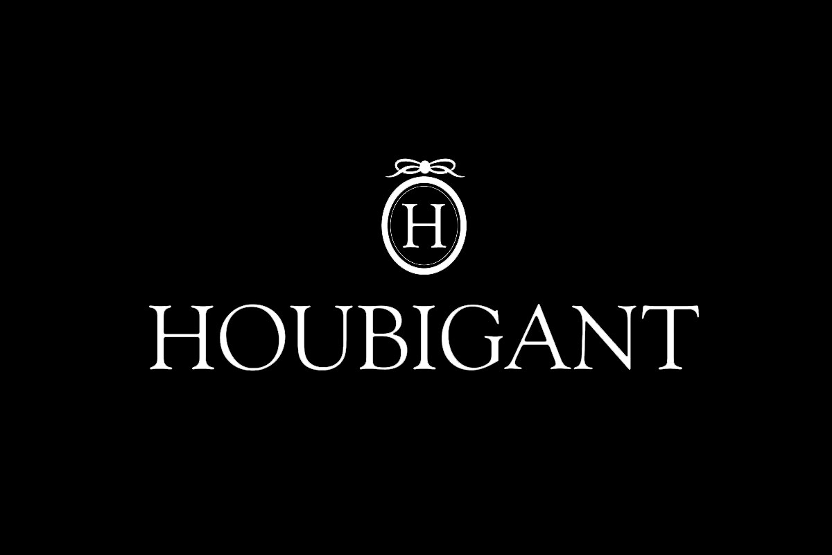Houbigant品牌反白logo