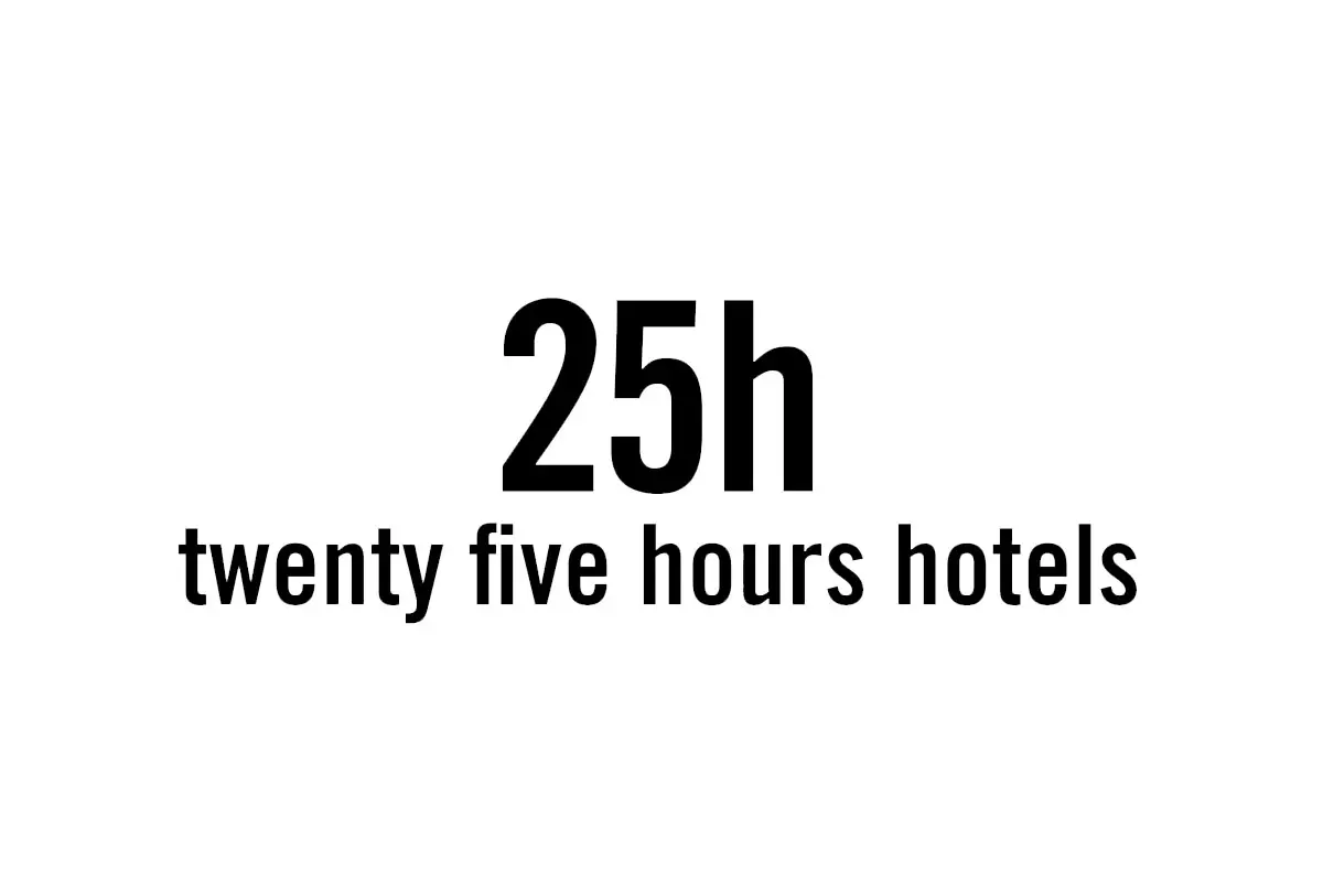 25Hours酒店品牌LOGO设计案例-酒店行业标志设计方案