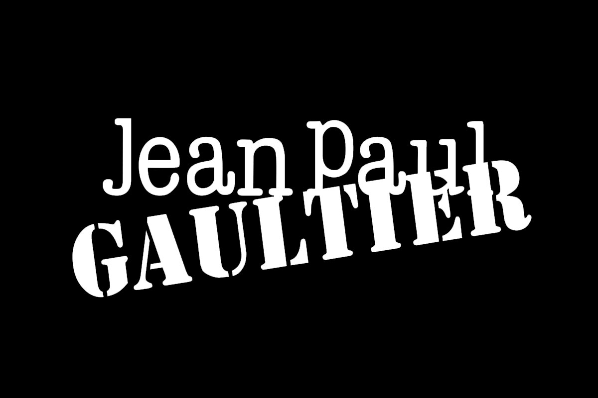 Jean Paul Gaultier让.保罗.高缇耶反白logo
