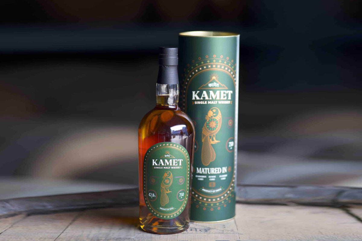 Kamet标志设计含义及威士忌品牌设计理念