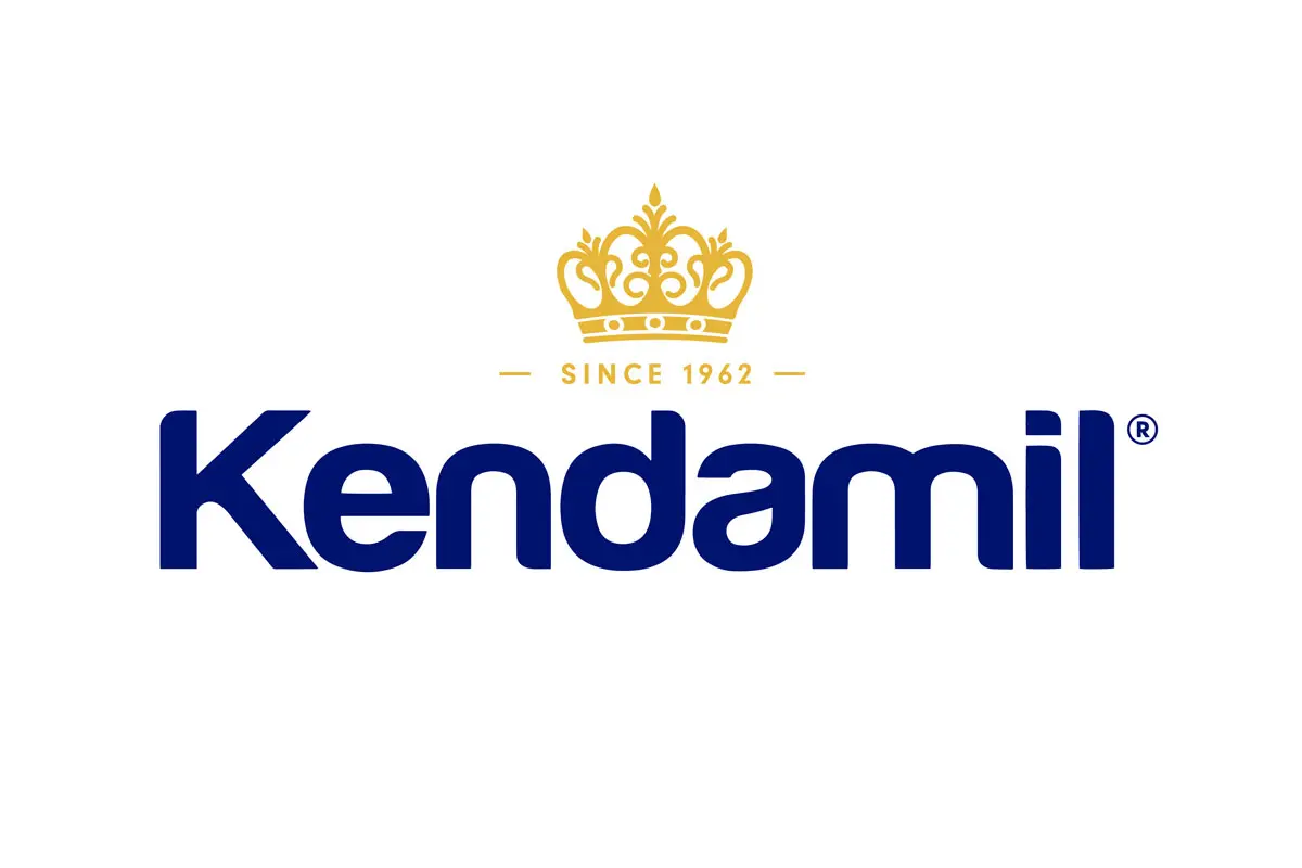 Kendamil康多蜜儿品牌LOGO设计案例-牛奶行业标志设计方案