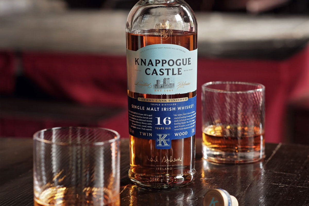 Knappogue Castle标志设计含义及威士忌品牌设计理念