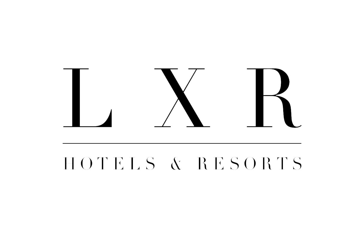 LXR酒店品牌LOGO设计案例-酒店行业标志设计方案