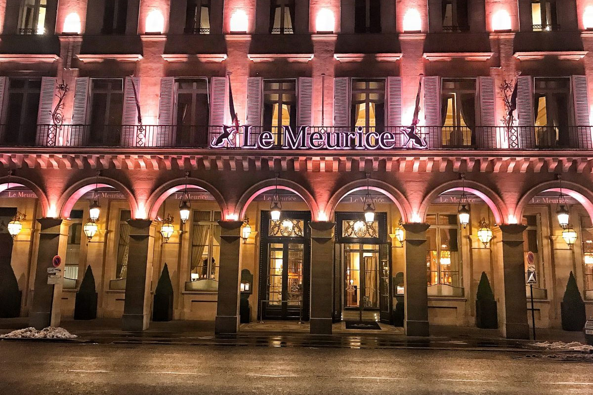 Le Meurice莫里斯酒店标志设计含义及酒店品牌设计理念