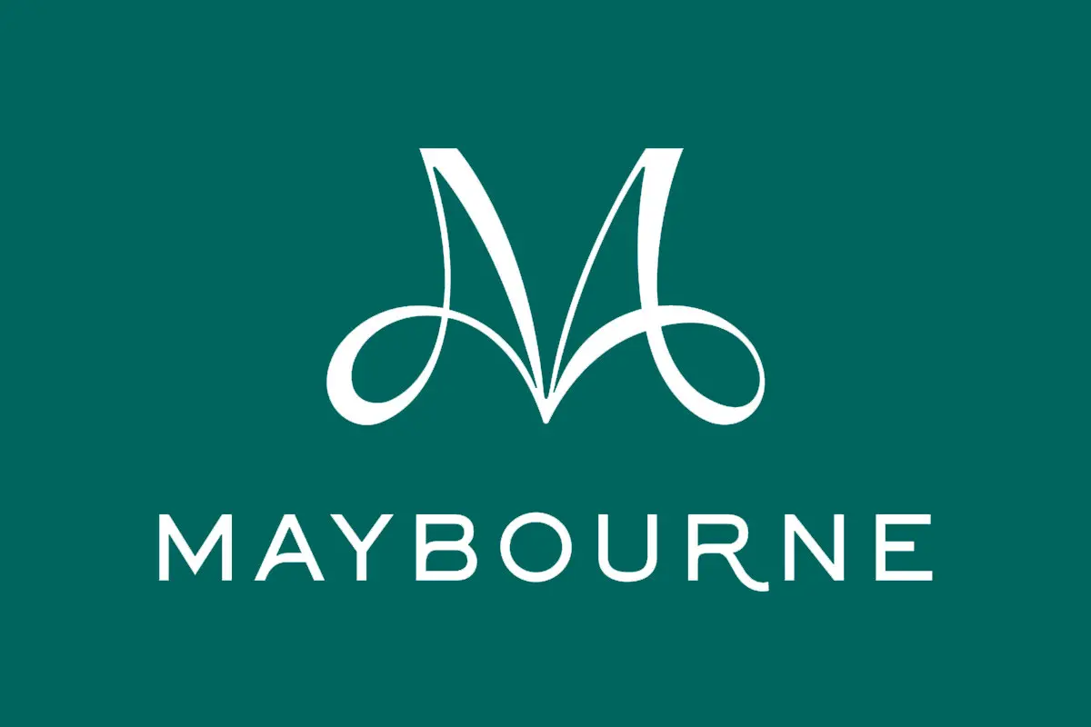 MAYBOURNE梅伯恩酒店品牌反白LOGO