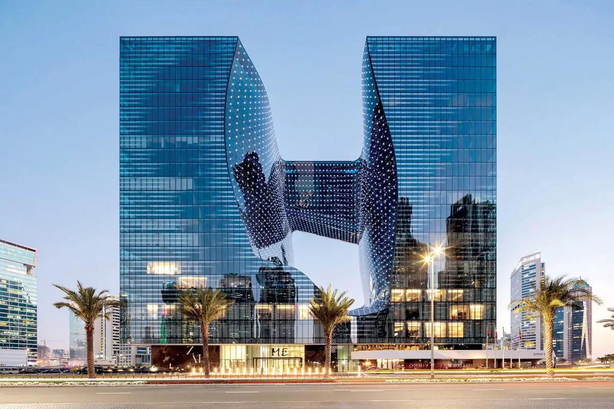 ME Dubai迪拜酒店酒店标志设计含义及酒店品牌设计理念