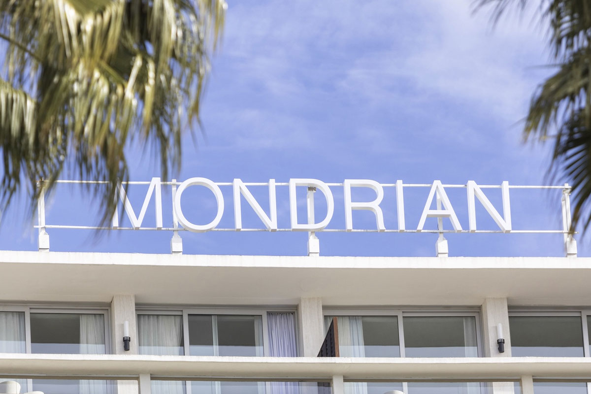 MONDRIAN蒙德里安酒店标志设计含义及酒店品牌设计理念