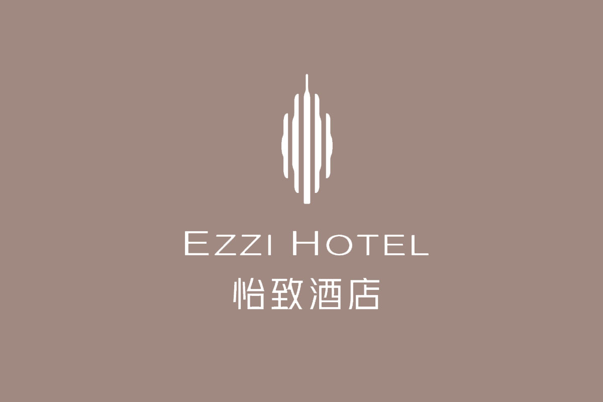 EZZI怡致酒店品牌反白LOGO