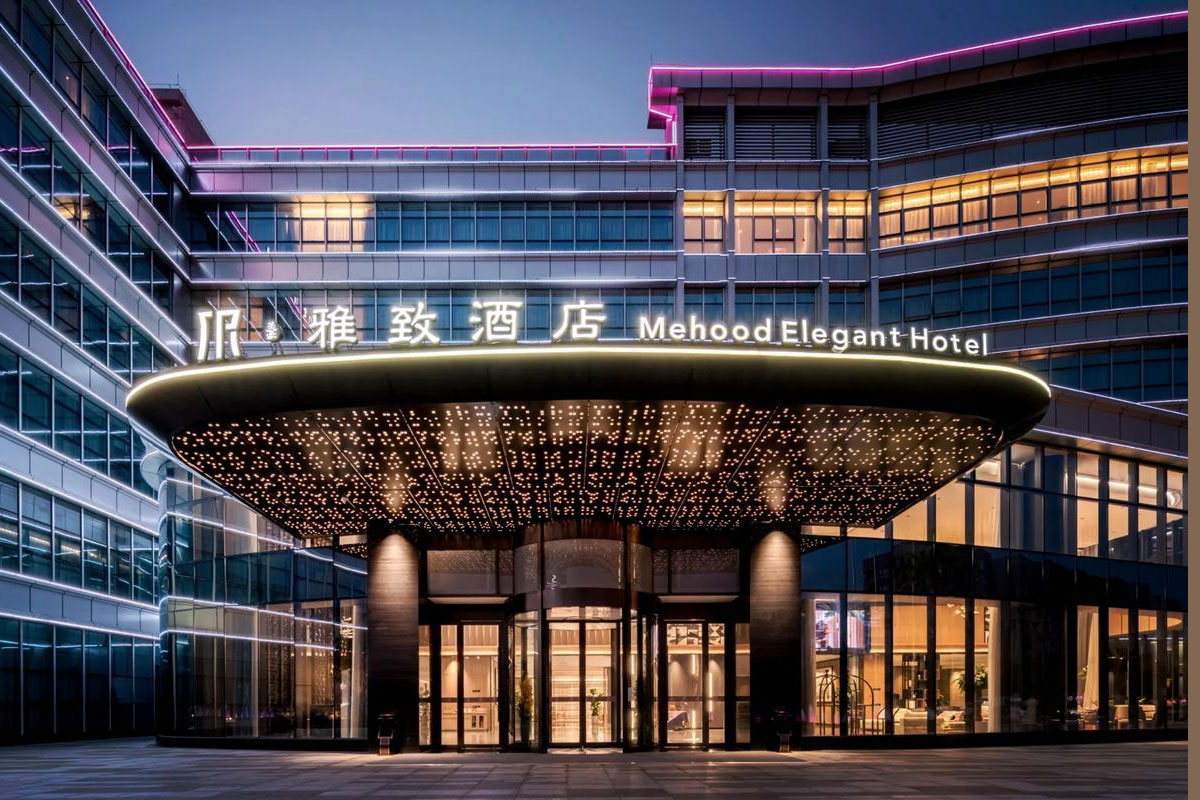 Mehood Elegant雅致酒店标志设计含义及酒店品牌设计理念