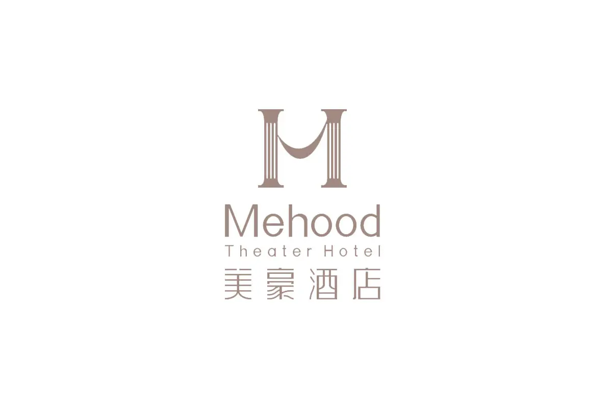 Mehood美豪酒店品牌LOGO设计案例-酒店行业标志设计方案